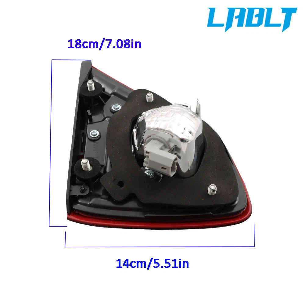 Passenger Side Tail Light Inner Black Housing for Nissan Altima (2016–2018)