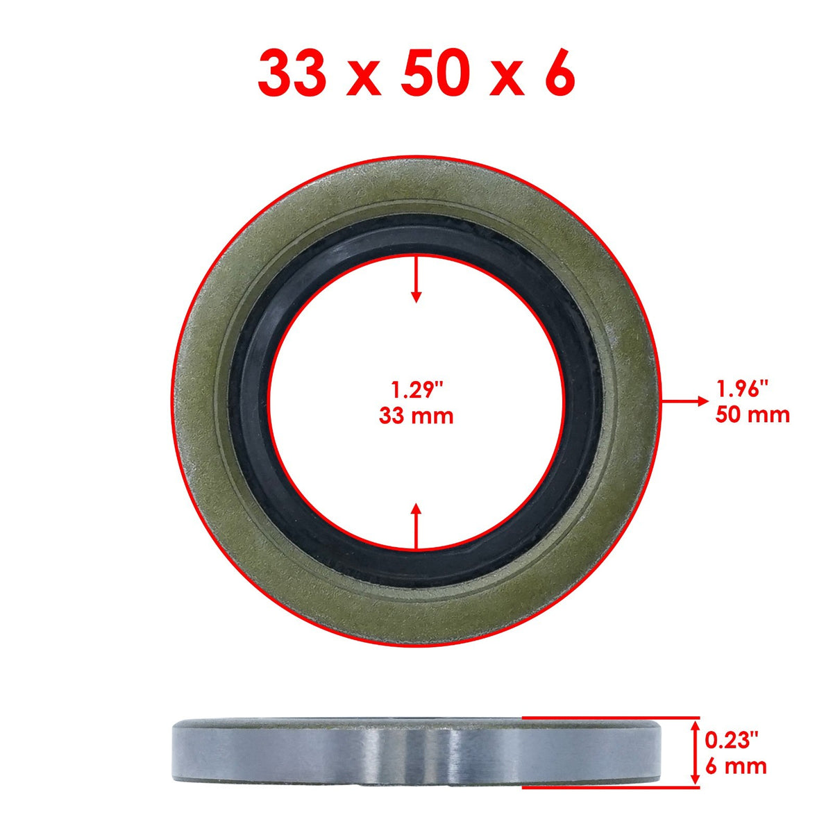 Fork Caster Oil Bearing and Seals Kit for Toro Dingo 30074 (2008–2010)