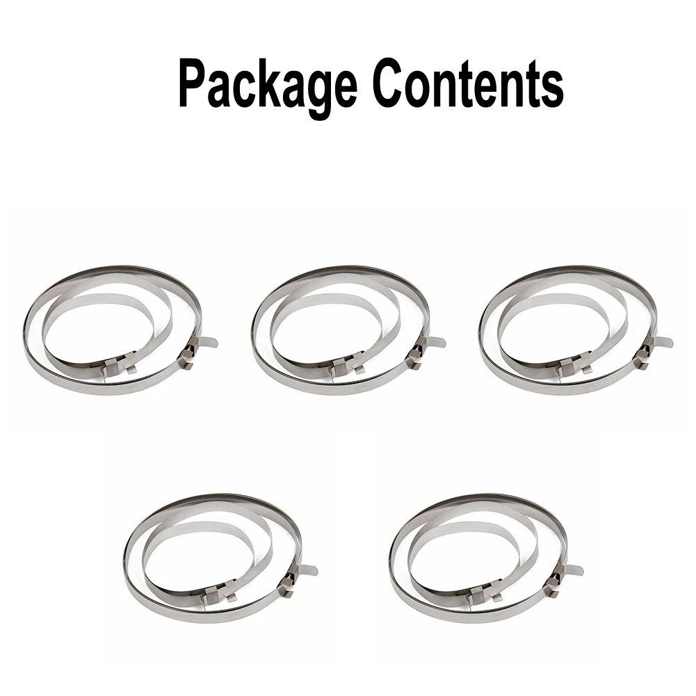 10 PCS Stainless Steel Boot Clamp Set for Axle Joint Applications
