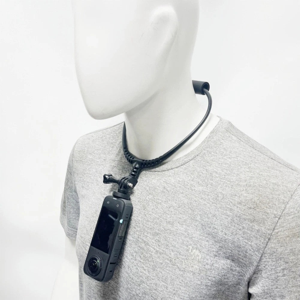 Adjustable Neck Mount for Filming Adventures 180° Comfortable Fit