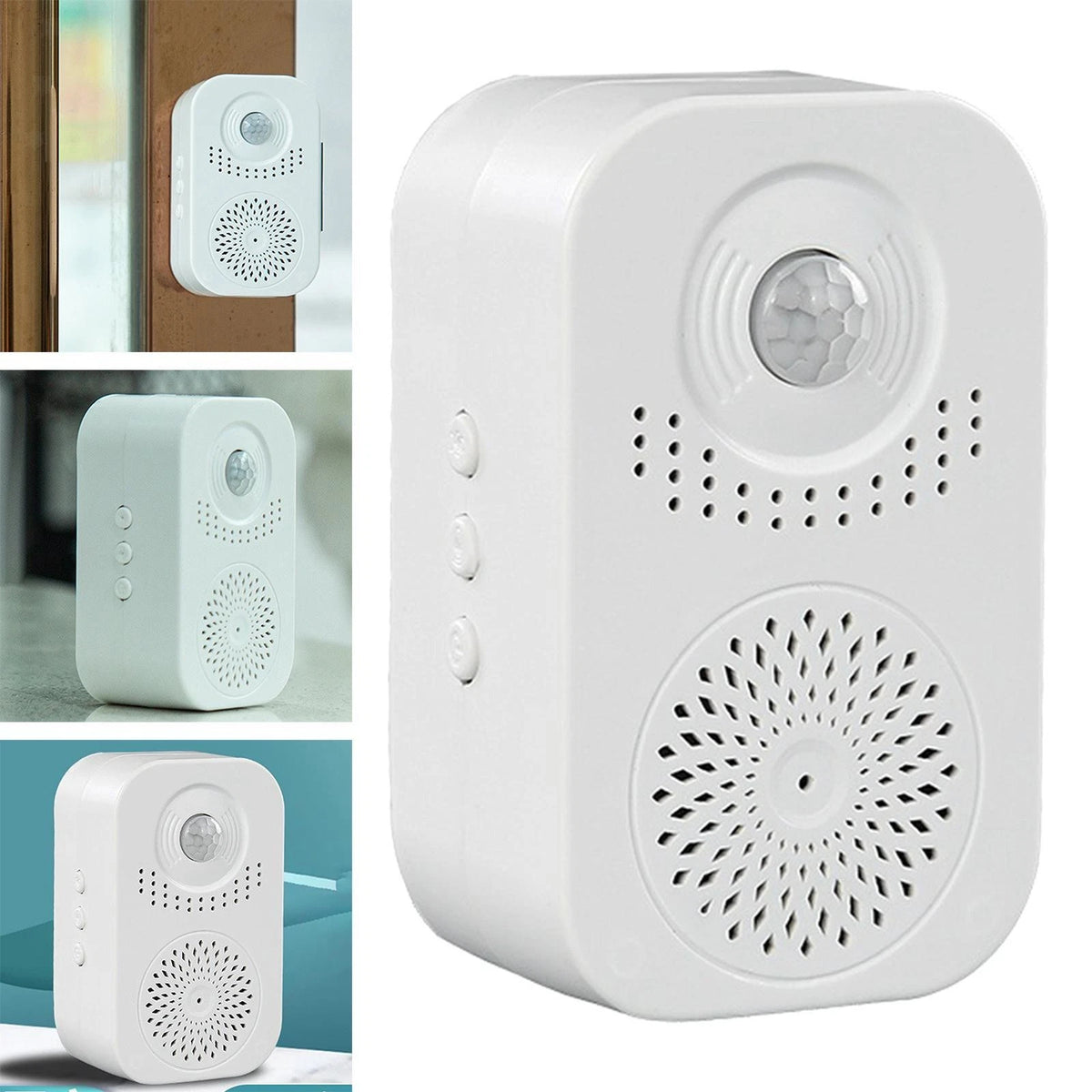 Wireless Infrared Doorbell with 3-Level Adjustable Volume