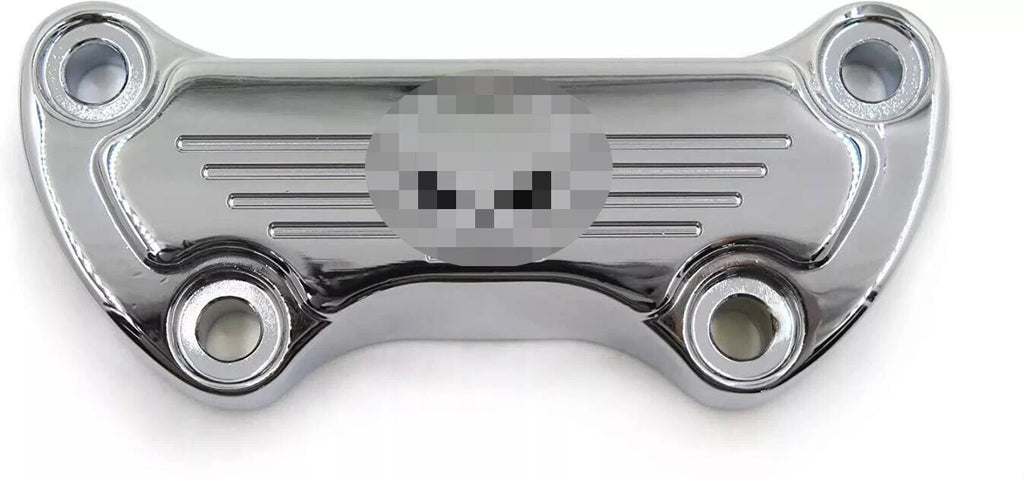 Chrome Skull Handlebar Clamp Riser for H-D XL FX FXR (1974–2006)