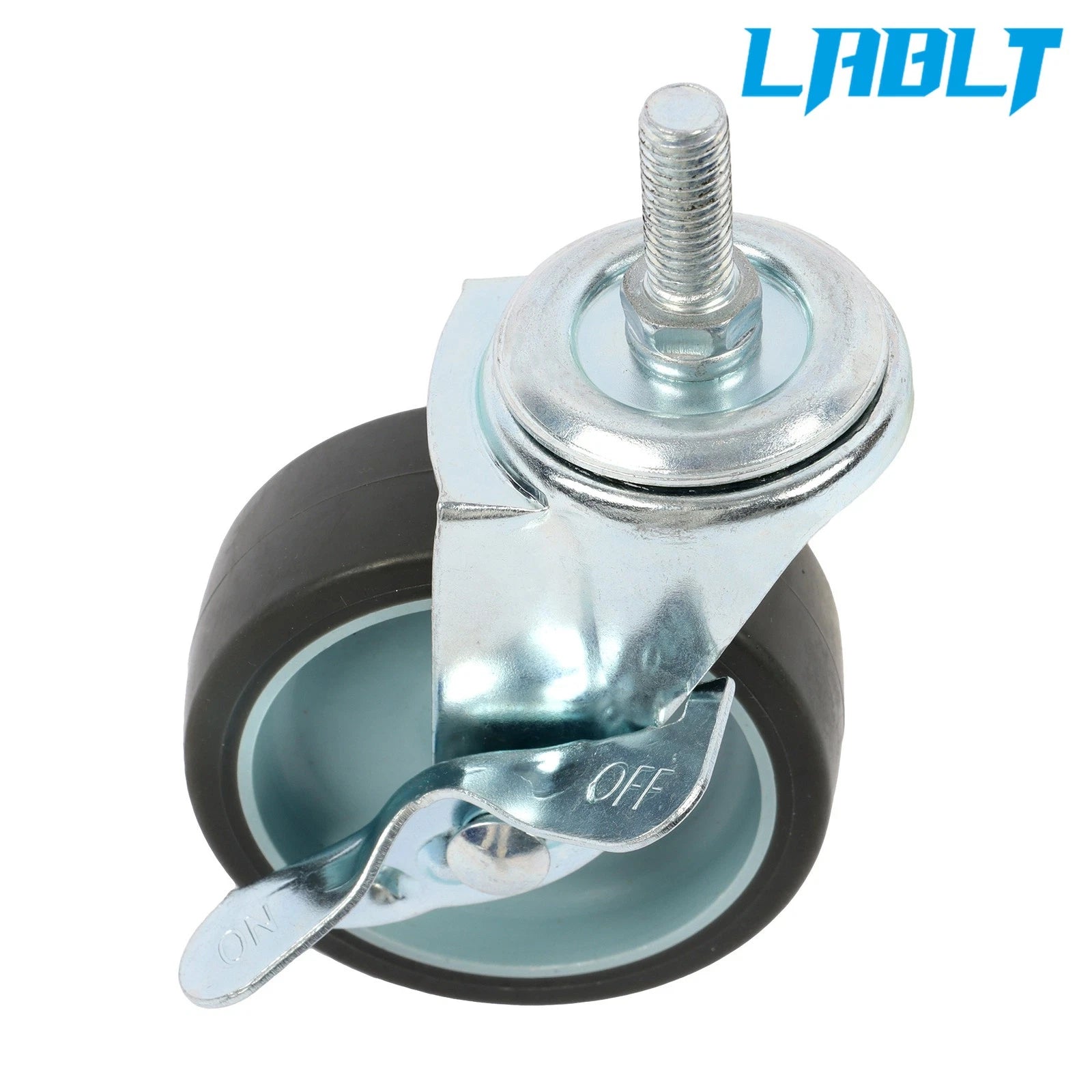 8Pcs 3" Swivel Caster Wheels with Side Brake for LABLT