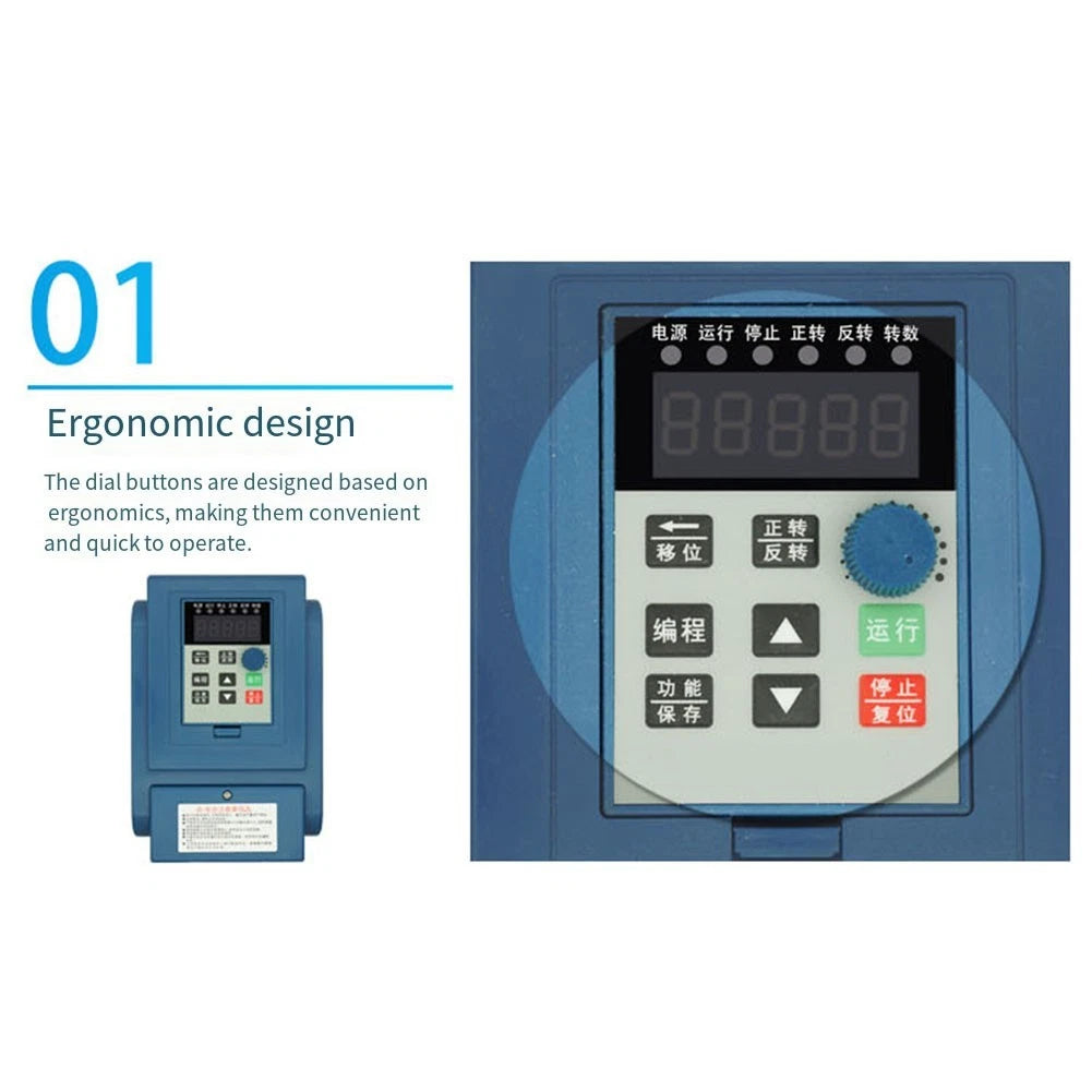 1.5KW 3 Phase VFD Frequency Inverter for Motor Control
