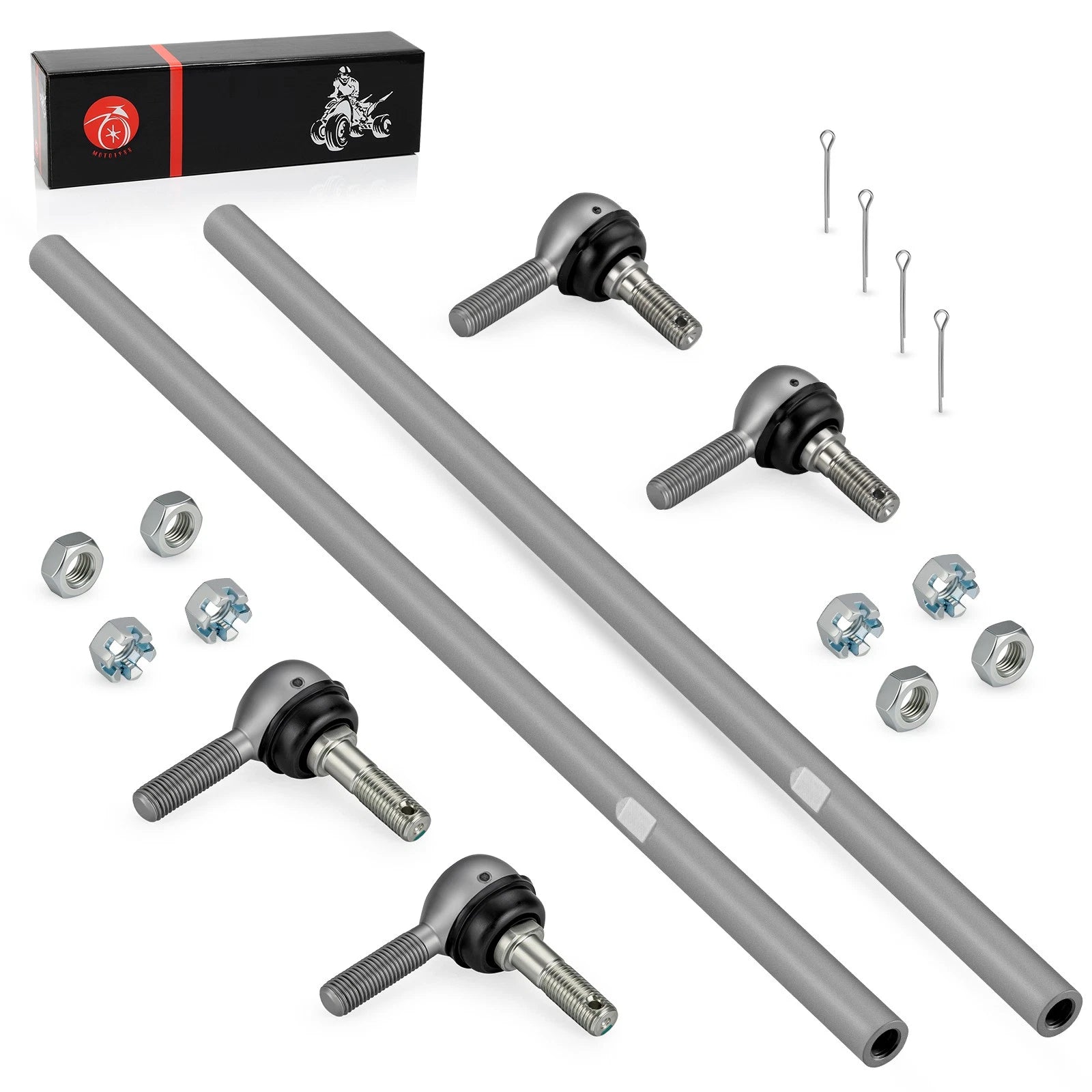 2X Steering Tie Rod End Assembly for Polaris Scrambler XP 1000 (2014–2018)