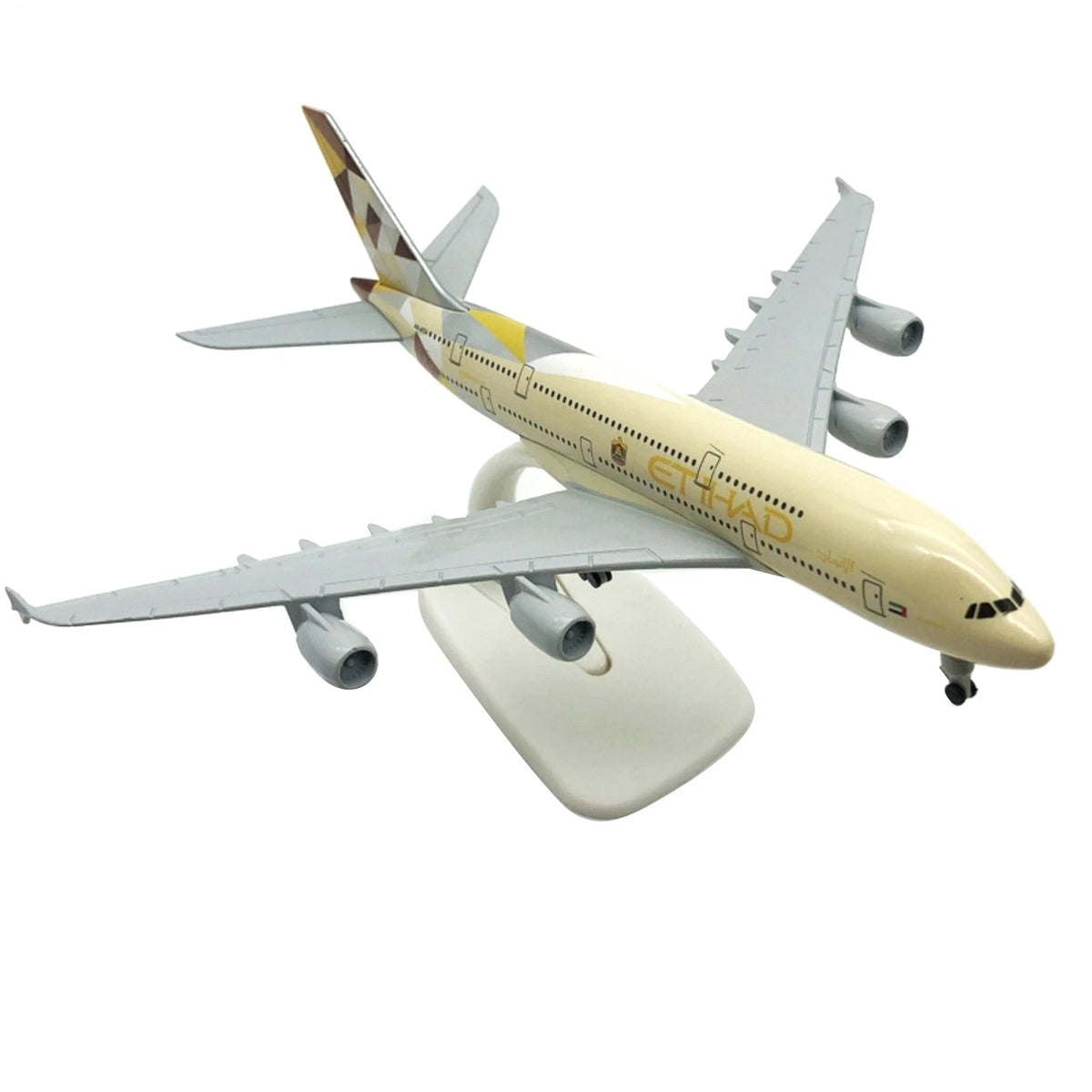 Diecast Alloy Etihad Airlines A380 Model for 1/300 Scale (Finished)
