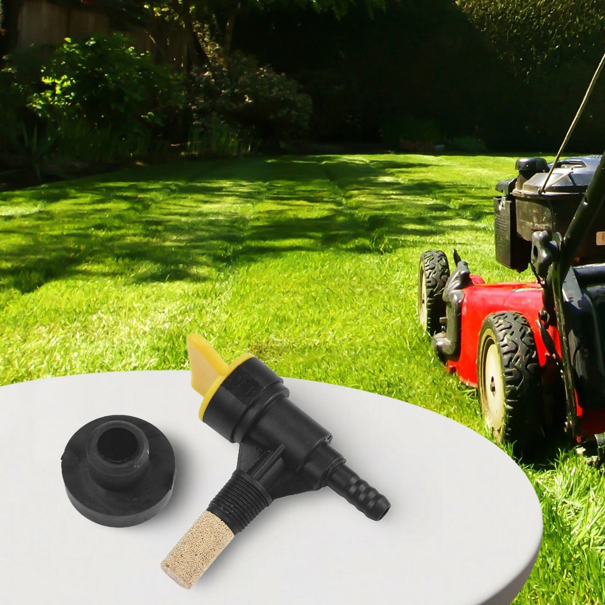 Fuel Tap & Grommet for Cox Ride On Mowers (AM293, AM294)