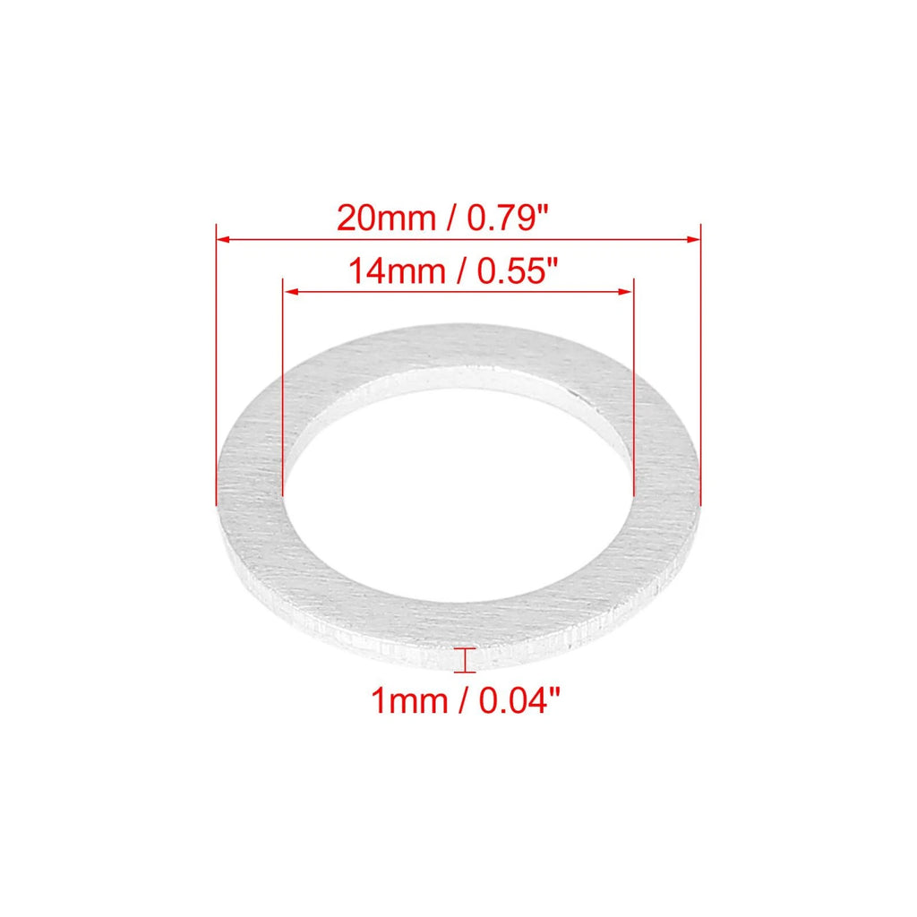 Oil Drain Plug Gaskets Replacement Set for Hyundai (25 Pack) (2001–2020)