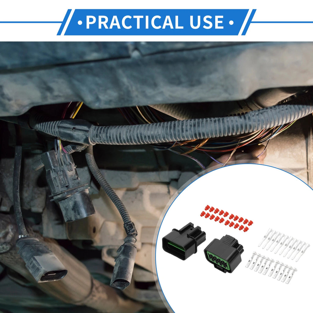 10 Pin Wiring Harness Connector Plug for Hyundai Kia (Set) (2008–2015)