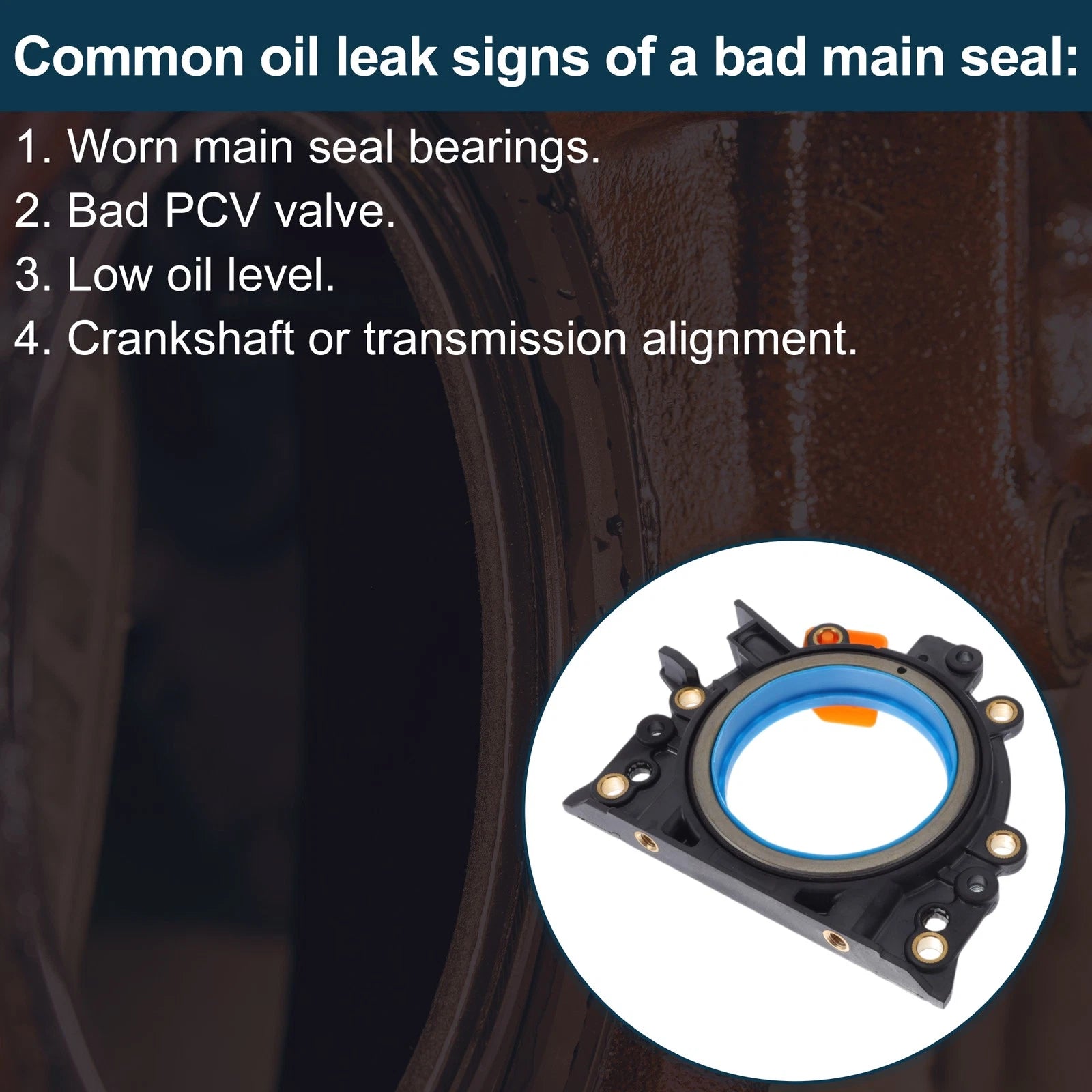 Rear Crankshaft Oil Seal Replacement for Volkswagen Jetta (2005–2010)