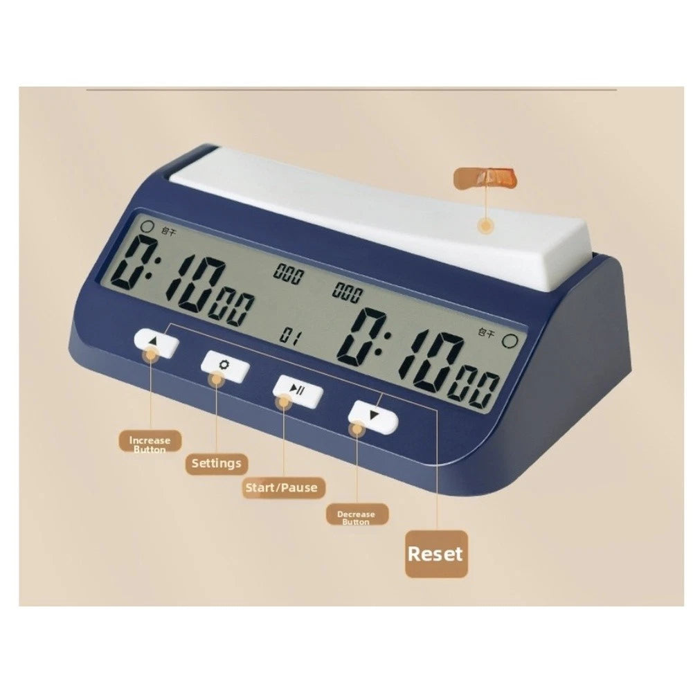 Chess Clock Game Timer with Multiple Timing Modes and Delay Mode