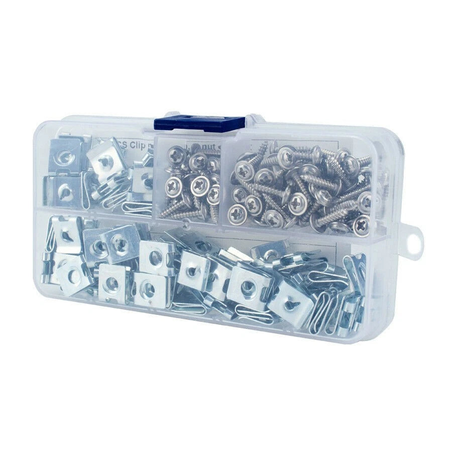 200PCS U-Clips Speed Fasteners for Car Accessories (Universal)