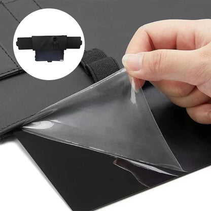 Adjustable Car Sun Visor Extension with Non-Slip Retractable Band Black