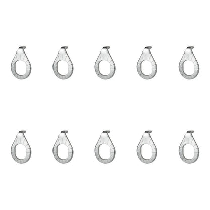 Hub Hook Nut for M8 & M10 Axle (2.55x1.83x0.18cm, 2.4x1.8x0.18cm)