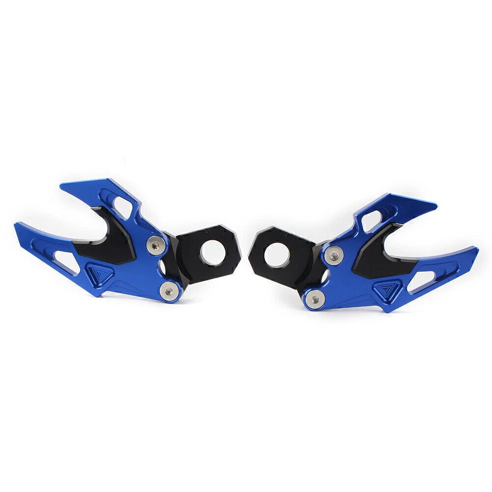 CNC Rear Fork Chain Adjuster for Honda CB650F (2014–2018) Blue