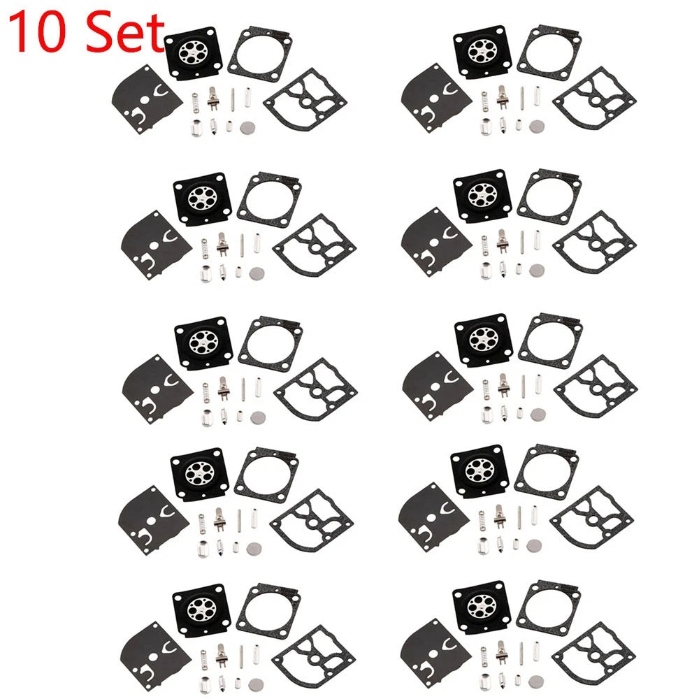 Set of 10 Carburetor Gasket Kits for STIHL HS45 FS55 FS38 BG45 ZAMA RB-100