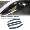 Window Deflectors Side Vent Visor Black Replacement for Toyota Sienna (2011–2020)