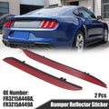 Bumper Reflector Sticker Pair Replacement for Ford Mustang (2015–2017)