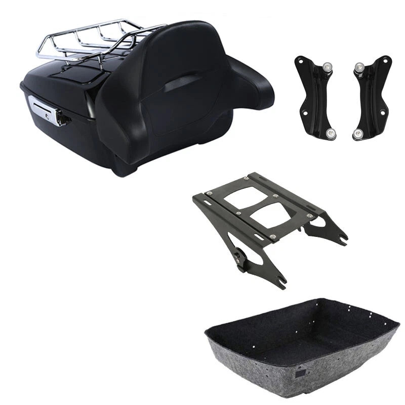 Trunk Backrest Rack Mount Docking Kit for Harley Touring FLHX (2014–2026)