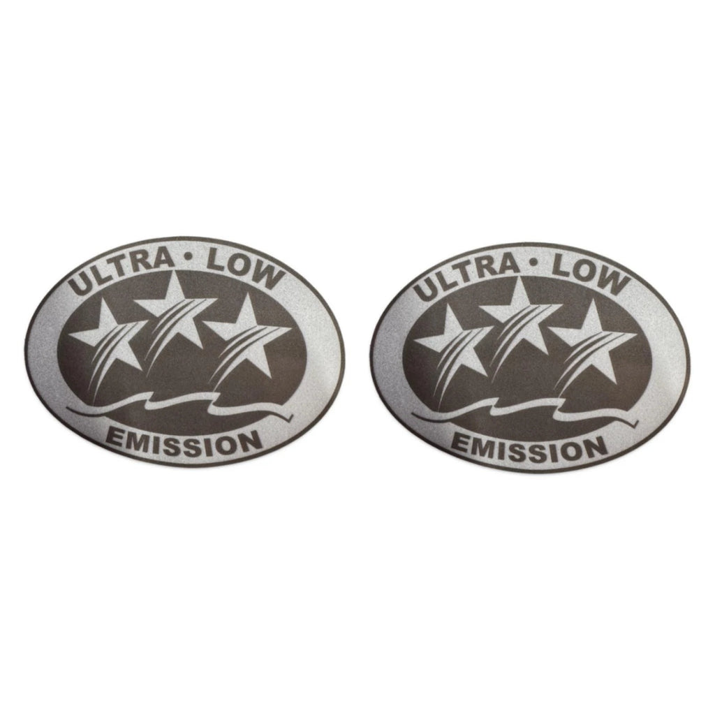 2X Outboard Graphic Light Gray Sticker Decal for Outboard Engine