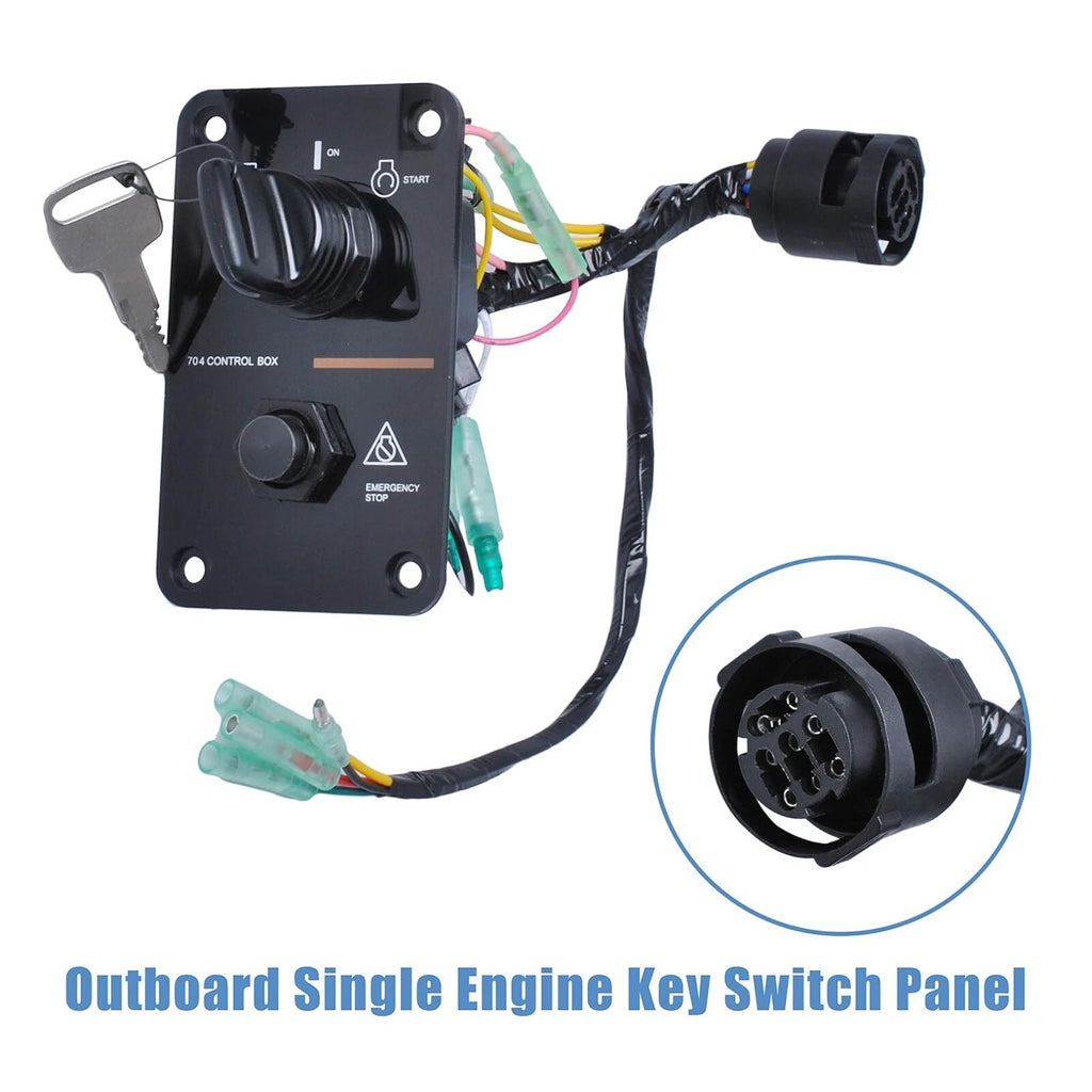 Key Switch Assembly Panel for Yamaha Outboard (704-82570-12-00)
