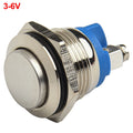 Vandal Proof Metal Push Button Switch 16mm Weatherproof (Universal)