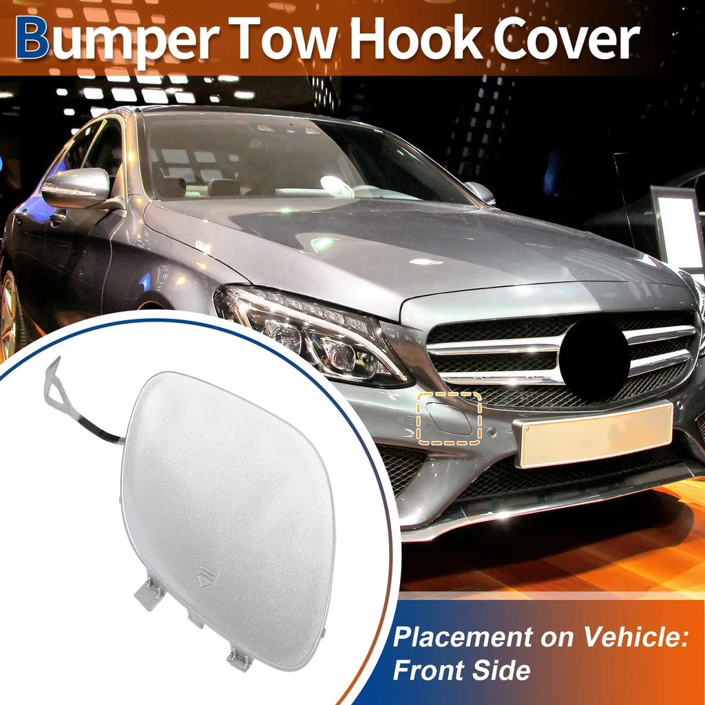 Front Tow Hook Cover Replacement for Mercedes-Benz C43 AMG (2015–2021)