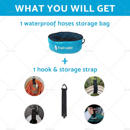3X Hose Bag Storage for Caravan Camping RV