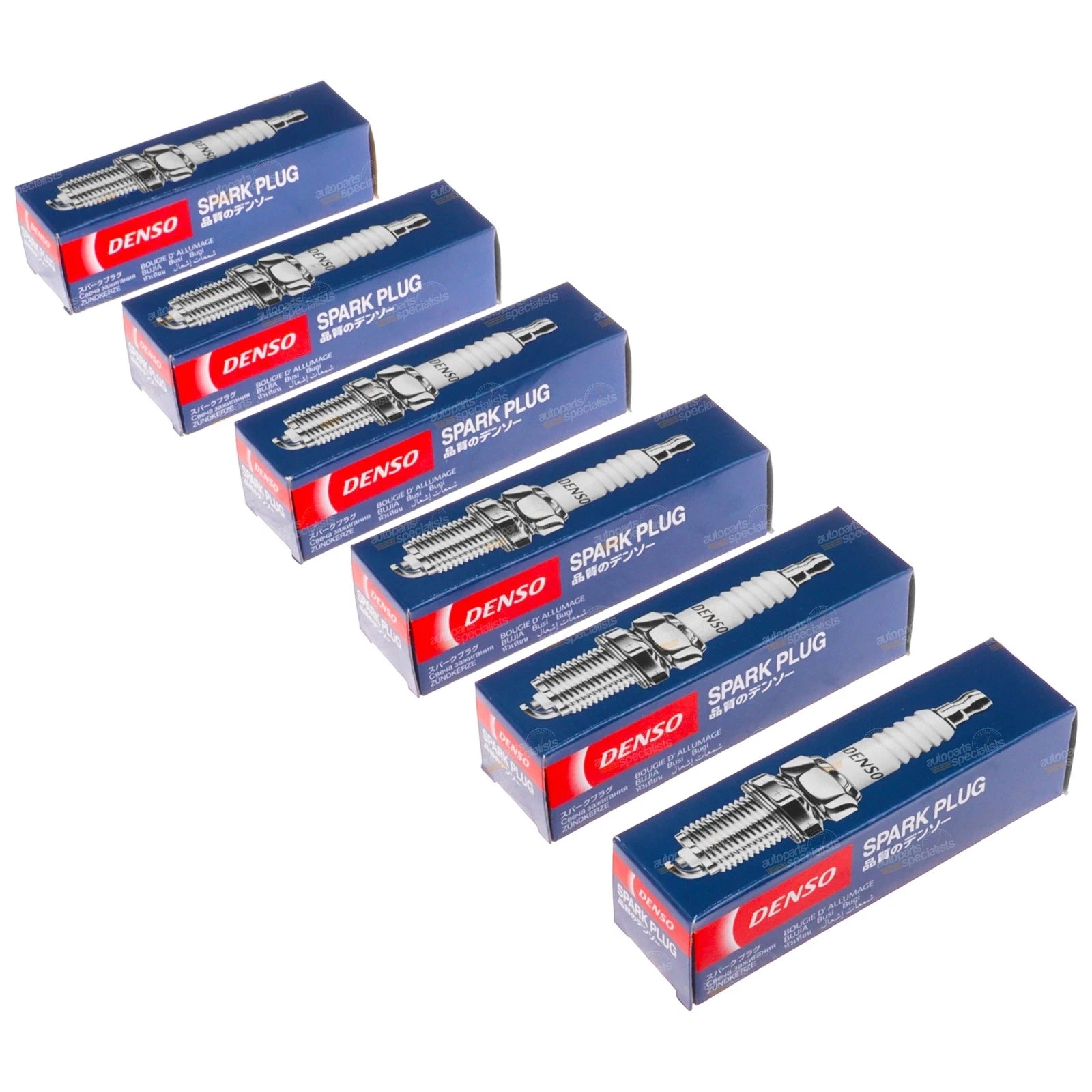 6 Denso Nickel Spark Plugs for BMW 325Ci E46 (2000–2002, 2004–2006)