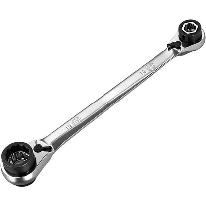 4-in-1 Ratchet Wrench Set for Confined Areas