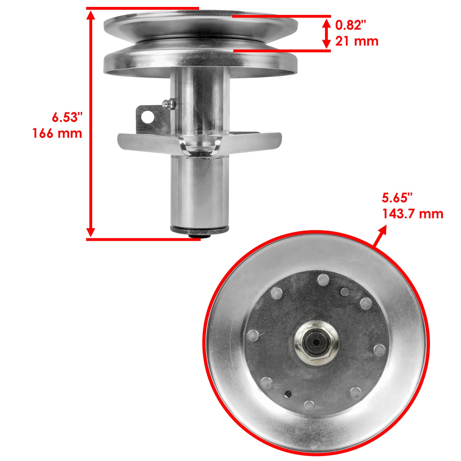 Deck Spindle Replacement for John Deere LT133 LT150 LT155 LT160 (1998–2006)