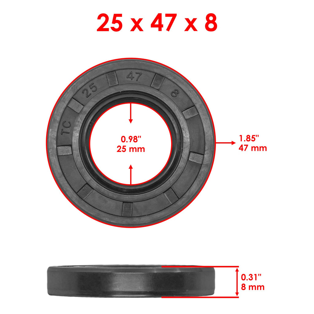 Front Differential Seal O-Ring Kit for Club Car DS (2000–2004)