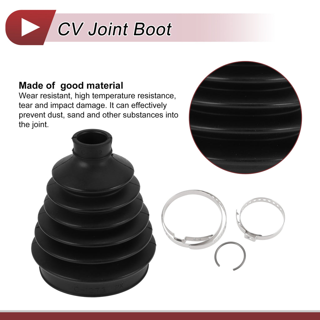 Outer CV Joint Boot Kit with Clamps for Toyota Highlander (2008–2013)