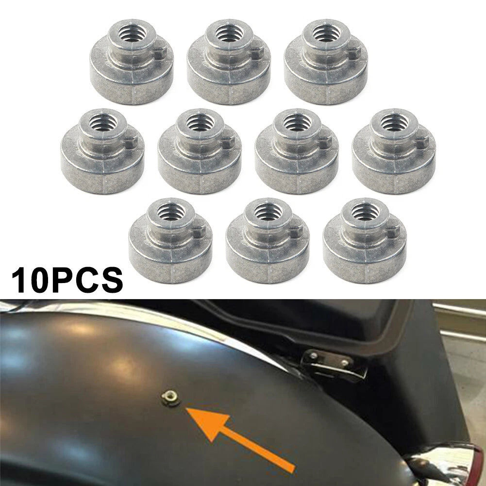 Fender Passenger Seat Bolt Tab Screw Nut Cover for Harley (1996–2021)
