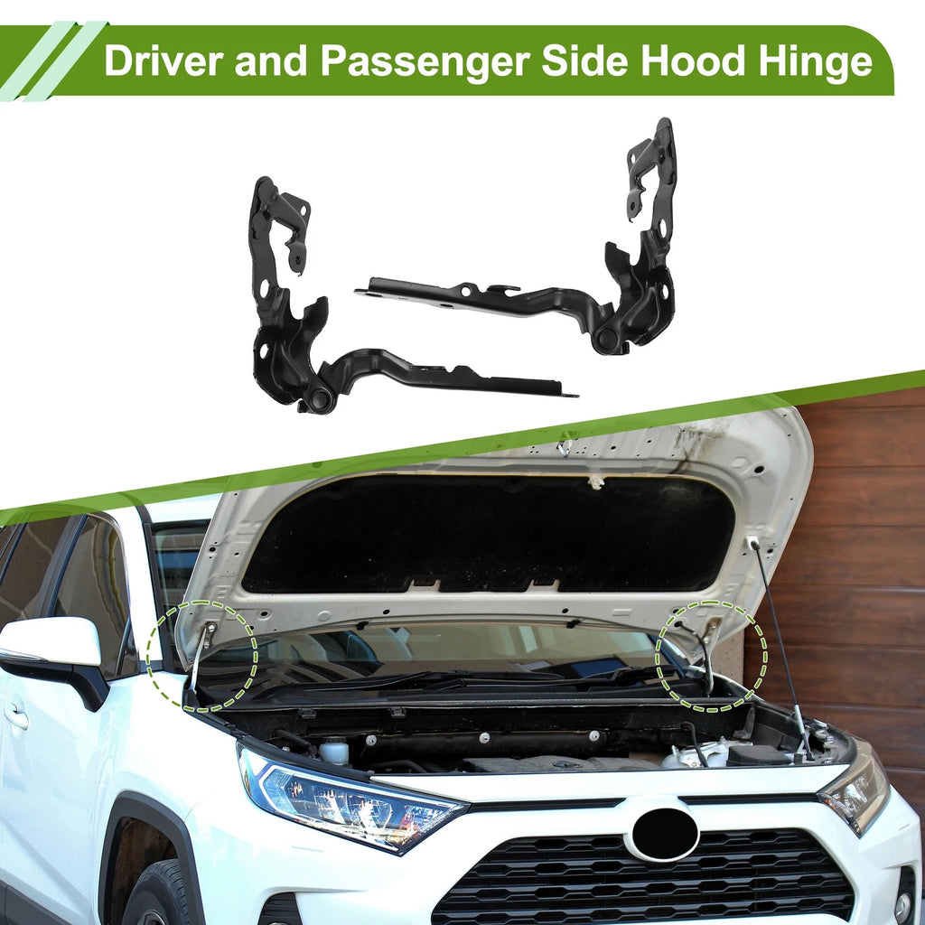 Hood Hinge Bracket Replacement for Toyota Camry 2007-2011 Front Pair