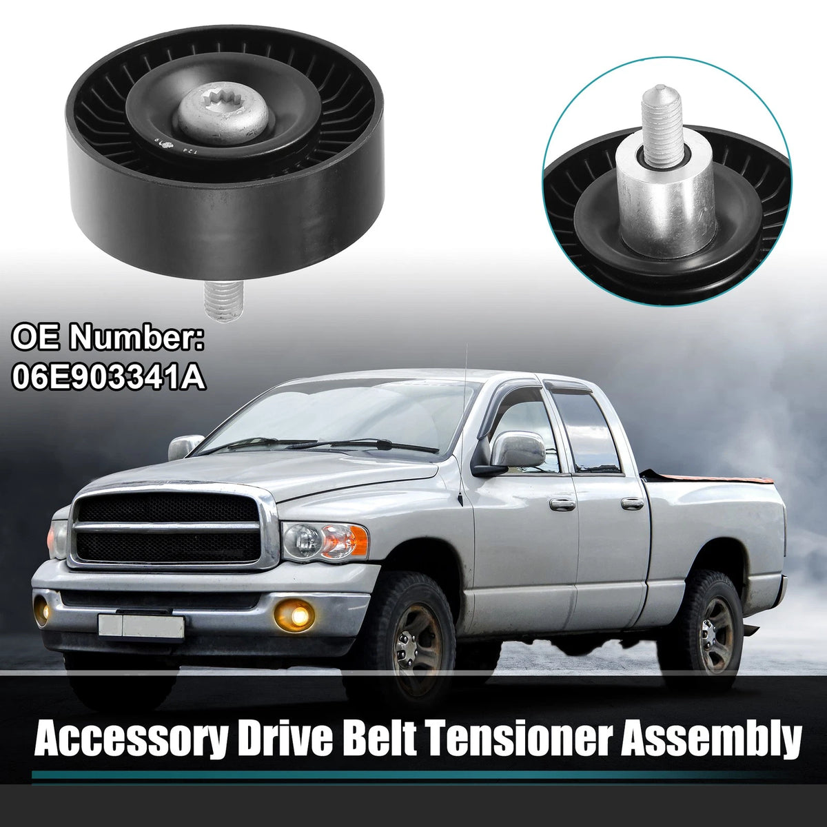 Drive Belt Tensioner Replacement for Audi A5 A6 A7 A8 Q5 Q7 S5 (2010–2019)