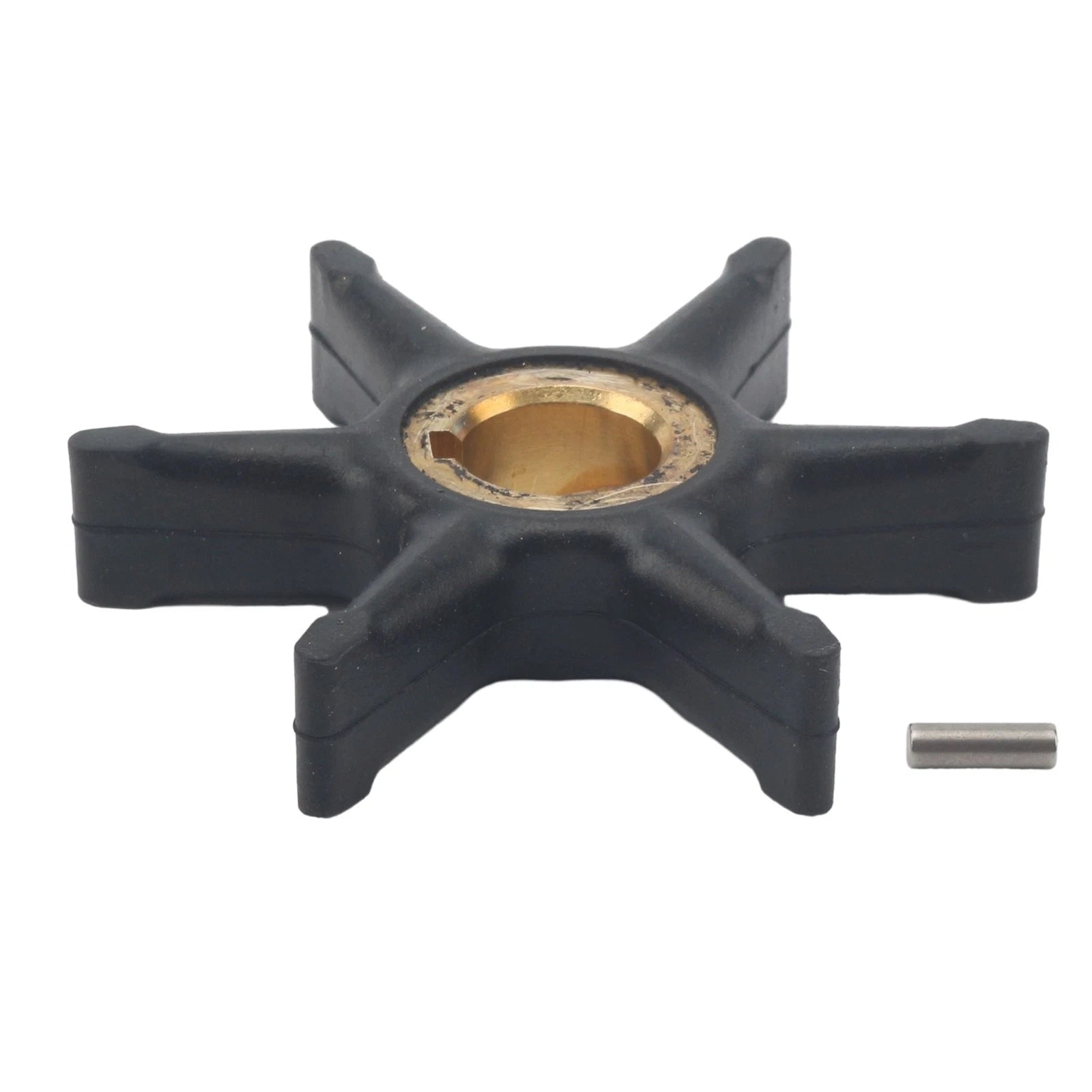 Water Pump Impeller & Pin for Evinrude Johnson OMC BRP 9.5 10 HP (1975–1990) 777833