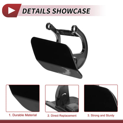 Front Right Washer Nozzle Cover Cap No. 51117335054 for BMW 740i (2013–2015) Black