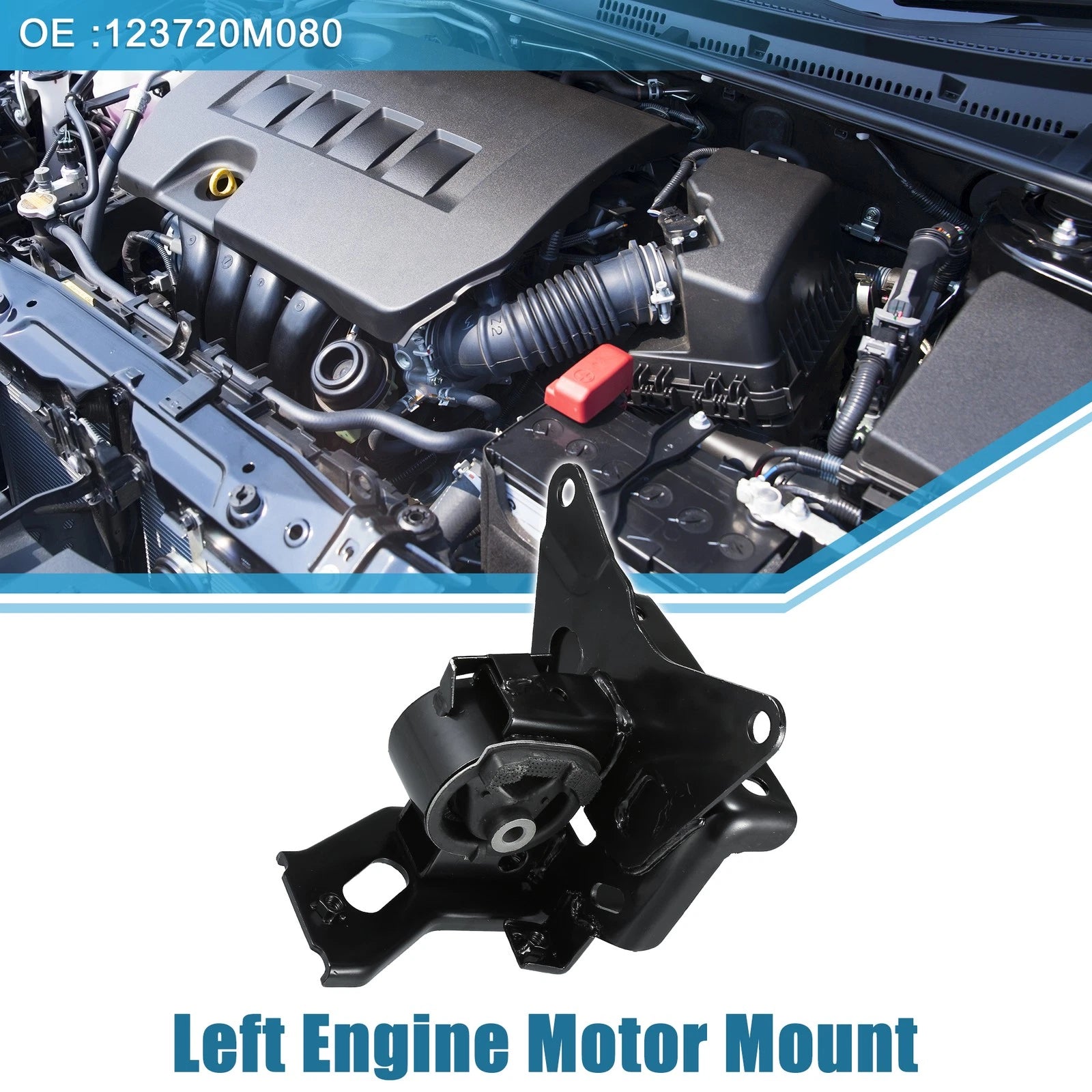 Engine Motor Mount Front Transmission Mount Replacement for Toyota Yaris (2008–2013)