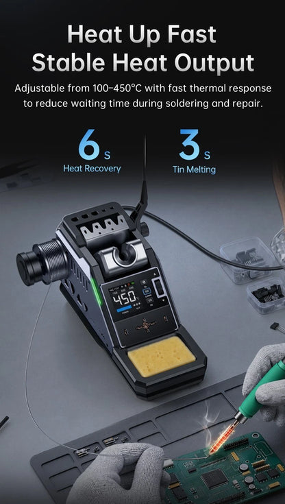 Soldering Iron Station 100W for DWS-P2 with Battery and PD Charging