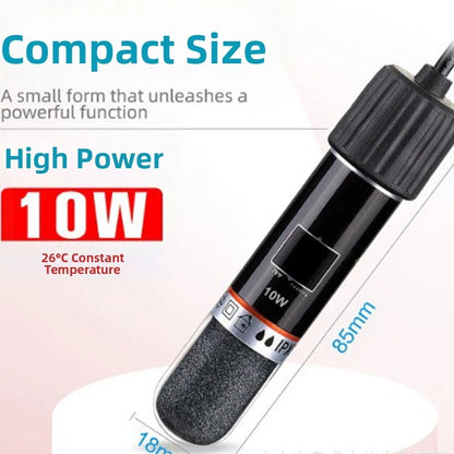 10 Watt USB Aquarium Heater for Small Tanks (Constant Temperature Control)