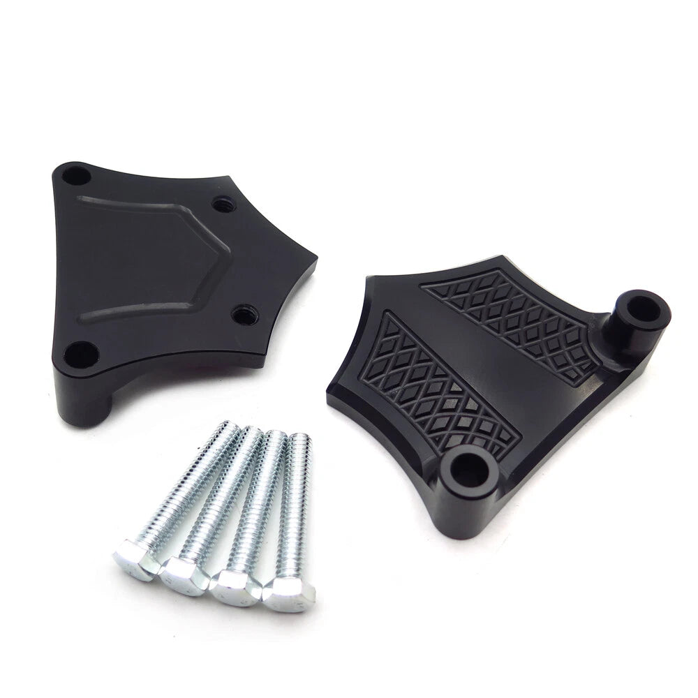 E-O Black Contrast Fender Spacer for Harley Baggers (1984–2013)
