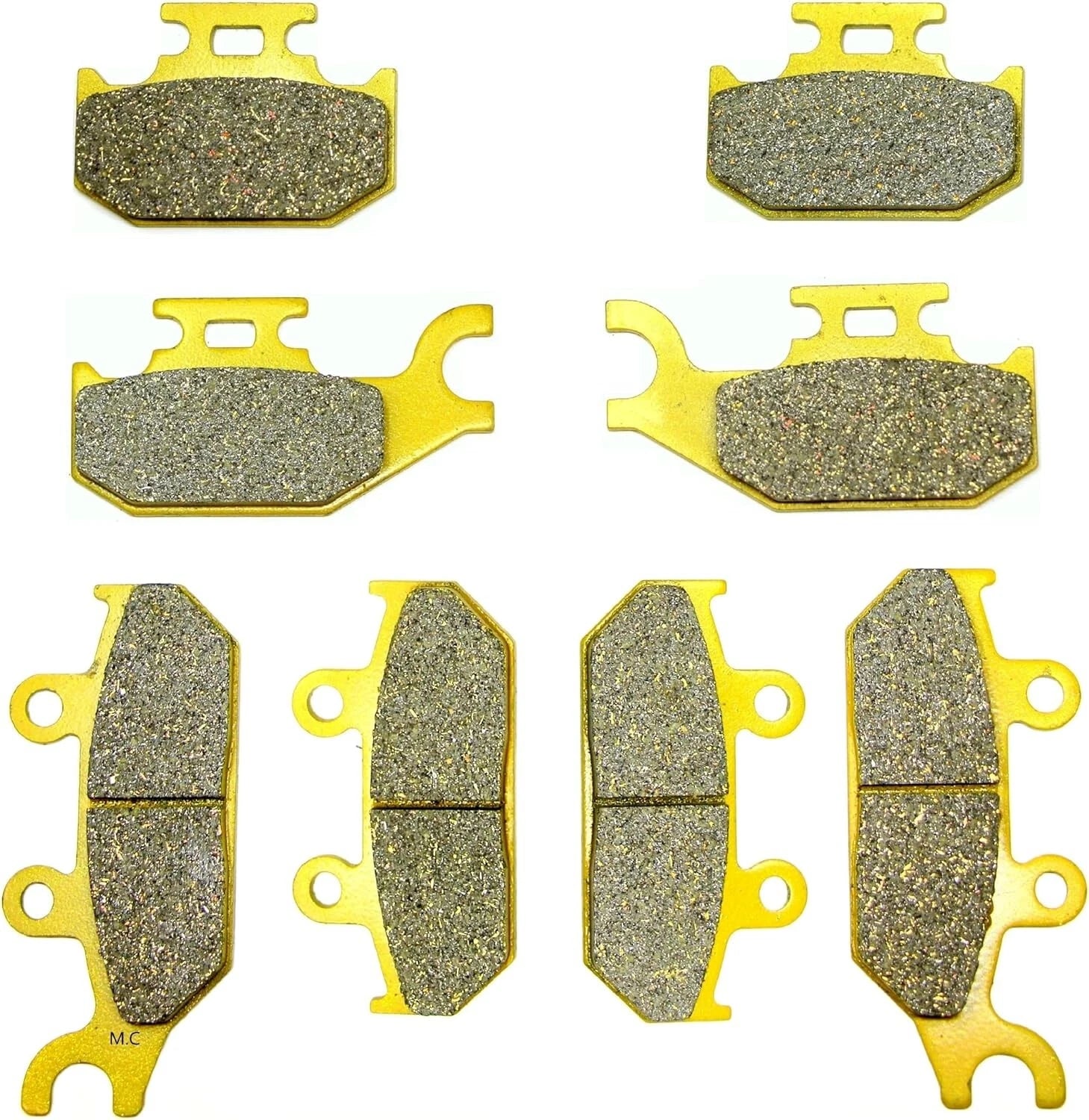 MC Front Rear Brake Pads for Can Am Commander Max 800R 2016–2020
