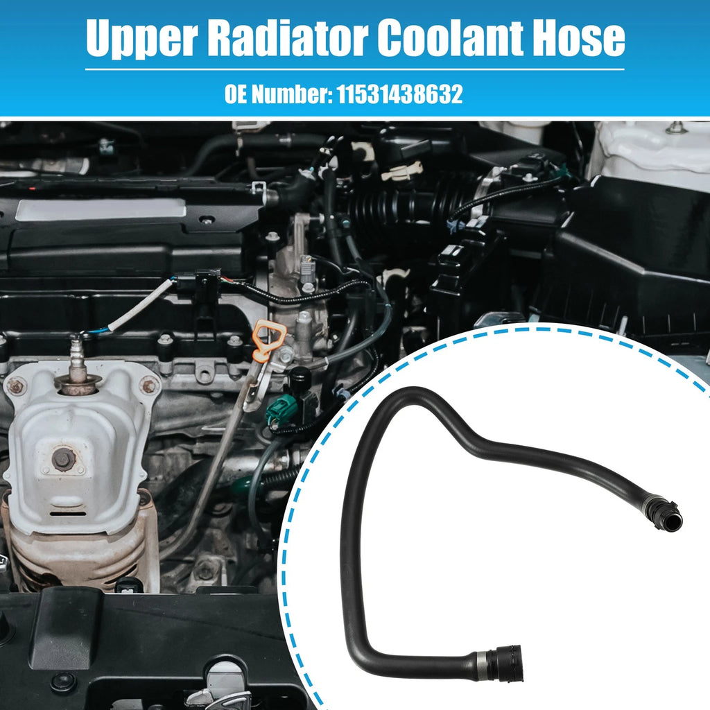 Upper Radiator Coolant Hose Replacement for BMW 525i 528i 530i (2001–2003)