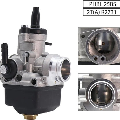 Carburetor PHBL 25mm BS R2731 for Motorcycle 50cc-300cc (2-Stroke)