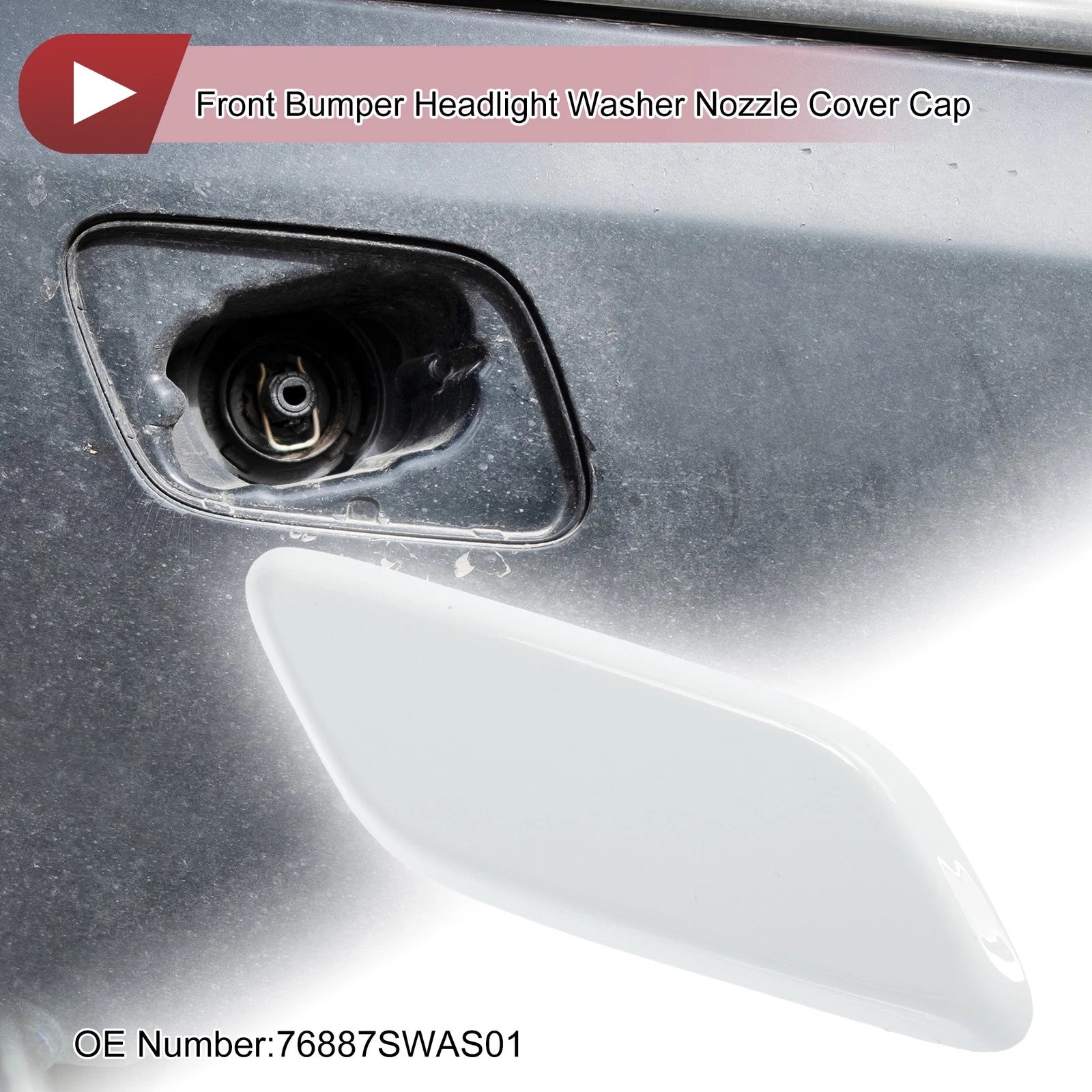 Front Right Washer Nozzle Cover Cap for Honda CR-V 2009-2011