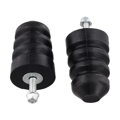 2X Rear Leaf Spring Control Arm Rubber Block Bumper for Ford F250 (2005–2016)