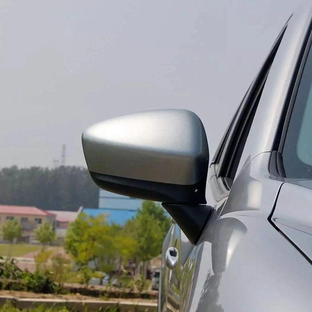 Right Wing Mirror Cover for Mazda (2010–2020) - Sleek Silver Finish
