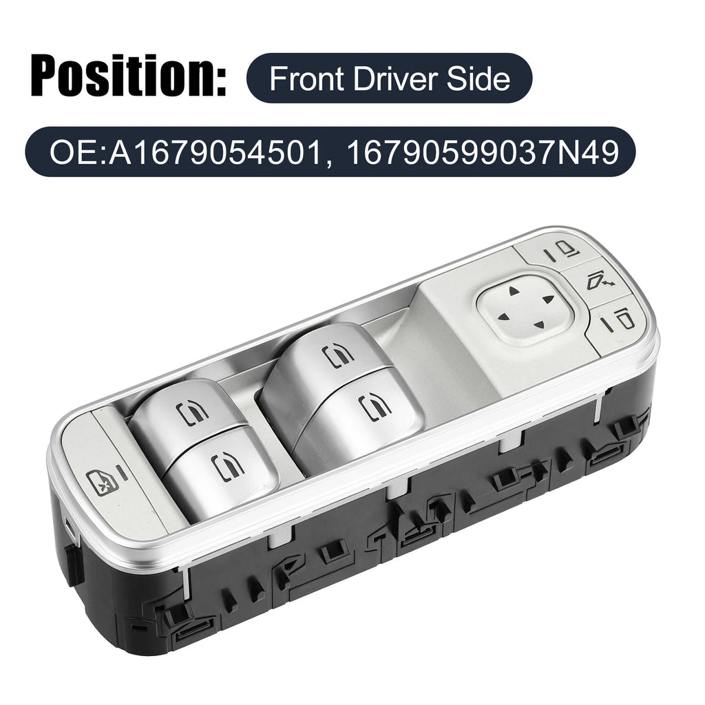 Left Side Power Window Switch OEM Replacement for Mercedes-Benz G550 G63 (2019–2021)