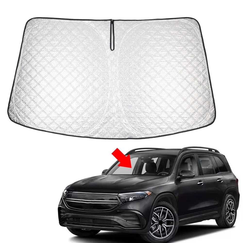 Foldable Windshield Sun Shade Visor for Mercedes Benz EQB 300 350 (2022–2025)